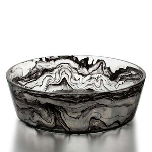 Handmade Green Resin Food Grade Polished Cute Fruit Serving Bowl Artizon Studio Unique Design Home Hotel Restaurant Eco-Friendly - Product Image 2