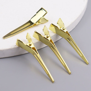Pinces à cheveux métalliques à une seule griffe pour extensions capillaires, outils de coiffure professionnels pour salon - Product Image 5