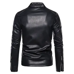 2026 Trending Men <b>Genuine</b> <b>Leather</b> <b>Jacket</b> High Performance <b>Leather</b> <b>Jacket</b> for Biker and Streetwear Style - Product Image 3