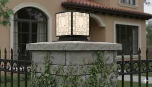 Lámpara de poste para exteriores/pared/villa/jardín CM Decor, Vietnam, 1 año de garantía, acero/inoxidable, montaje empotrado, CA 220V (±10%), 300 lm LED, extraíble - Product Image 3