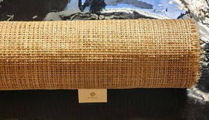 Flexible Rattan <b>Webbing</b> for Upholstery Door Inserts and Home Decor Providing Breathability and Natural Look - Product Image 3