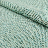 Tapis Kilim Floral en Coton Fait Main, Tissage Bouclé Épais, Doux, Réversible, avec Support en Jute, Poil Moyen, pour Salon, Chambre, Camping, Exercice
