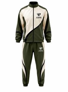 Chándal Deportivo Personalizado de Poliéster para Hombre, con Cremallera Completa, Conjunto de Entrenamiento, Ropa Deportiva, Fabricación OEM ODM - Product Image 1