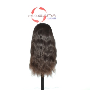Perruque 6*6 avec fermeture en dentelle, cheveux humains indiens Remy, aspect naturel, ligne de cheveux pré-épilée, dentelle HD transparente, double trame faite à la machine - Product Image 2