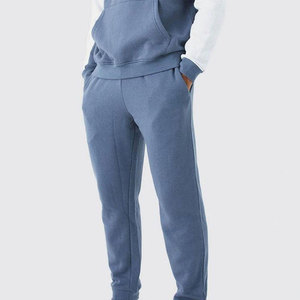 Custom Two-Tone Jogging Suit - <b>Fleece</b> Hoodie and Joggers Tracksuit Set - Sialkot Factory Direct Custom Apparel Manufacturer - Product Image 4