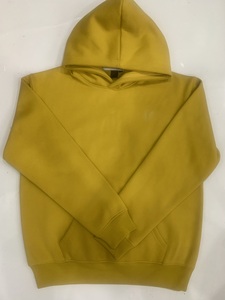 Sweat à capuche oversize pour homme avec cordon de serrage, col croisé, épaules tombantes, devant uni et poignets côtelés - Product Image 4