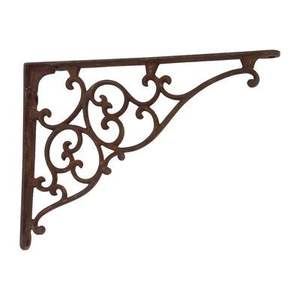 Soporte de hierro hecho a mano para estanterías de pared personalizadas con artesanía tradicional y resistencia duradera - Product Image 1