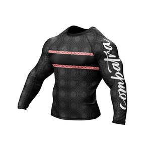 Sports Short <b>Sleeve</b> MMA Rash Guard-Customized Color/Size Breathable Comfortable Customized Logo OEM Service for Men - Product Image 6