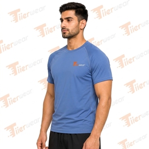 Men Beach <b>Swim</b> <b>T</b> <b>Shirt</b> Polyester Spandex Quick Dry UV Protection Stretch Rash Guard Lightweight Surf Wear Slim Fit Streetwear - Product Image 2