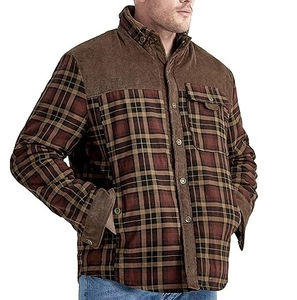 Chaqueta de Franela para Hombre, Diseño de Camuflaje con Parches, para Caza, con Bolsillo en el Pecho, Impermeable, Transpirable, con Forro de Piel Sintética, para Invierno - Product Image 3