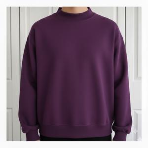 Sweat-shirt décontracté personnalisé pour l'automne, sweat-shirt en molleton à col montant avec impression tendance sur le devant, sweat-shirt à col montant avec logo personnalisé pour femmes - Product Image 1