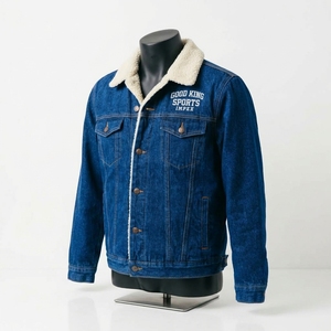 Wholesale <b>Men's</b> Winter Denim <b>Jacket</b> Windproof Thick Fleece Warm <b>Men</b> Fashion Casual Fur Collar <b>Jacket</b> - Product Image 2