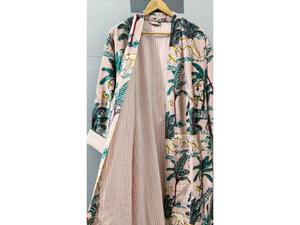Luxury Velvet House Robe, velvet cotton Kimono Robe, Dressing Gown, wedding robe Bridesmaid winter bathrobe As show Picture - Product Image 6