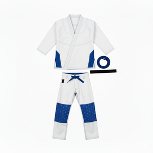 Kimono de Jiu-Jitsu Brésilien (BJJ) personnalisé avec logo, directement de l'usine, pour entraînement et grappling, avec ceinture - Product Image 4