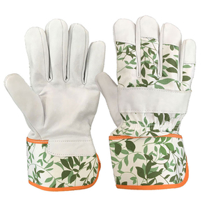Gants de travail en cuir pleine fleur de qualité supérieure pour la sécurité des mains, pour charpentiers et ateliers - Product Image 5