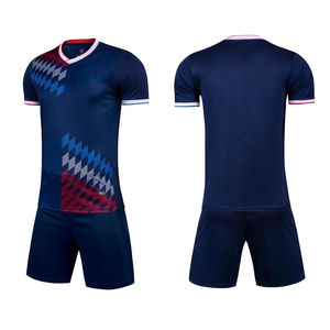 Conjunto de Uniforme de Fútbol Personalizado Unisex, Tallas Grandes, Camisetas y Pantalones Cortos de Fútbol de Secado Rápido, Ligeros y Transpirables - Product Image 4