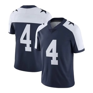 Nouveau style 2026 – Maillots de football américain pour hommes – Vente directe usine – Maillot à manches courtes col en V 100 % polyester - Product Image 1