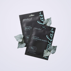 แผ่นมาส์กบำรุงผิวหน้า Miraclair Korean Heartleaf Madeca Blemish Pad 2 แผ่น ผลิตในเกาหลี สารสกัดจากพืชขาว - Product Image 4