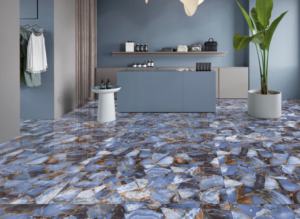 Azulejos de porcelana de alto brillo premium de 800x1600, 1200x1800, 750x1500 mm diseñados para interiores modernos que crean un reflejo brillante. - Product Image 6