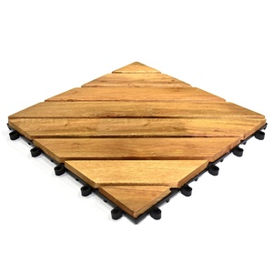 Losetas de Madera para Terraza Encajables, Impermeables y Antideslizantes, Diseño Contemporáneo, Acabado Mate, Madera de Acacia Vietnamita, Modelo GV-012A - Product Image 1