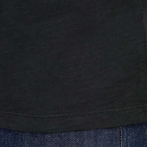 Camiseta de Microfibra para Hombre, Diseño Personalizado, Impresión DTG, Manga Corta, Cuello Redondo, 100% Algodón, Color Negro - Product Image 4