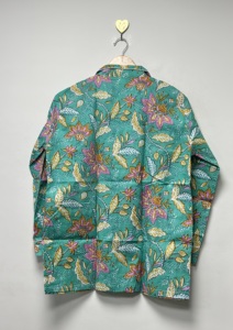 Conjunto de Pijama Hecho a Mano para Mujer |   Atractivo Conjunto de Pijama con Estampado Floral |   Camisa cómoda, pijama con bolsa a juego |   Ropa de dormir - Product Image 6