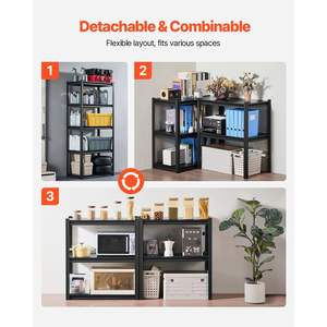 Étagères de rangement pour garage à 5 niveaux de 18 po x 32 po de diamètre x 72 po de diamètre pour organiser votre espace - Product Image 5