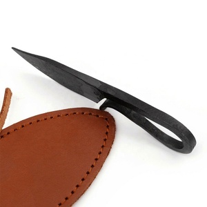 Couteau de cuisine médiéval en acier au carbone, ustensile médiéval pour la chasse et le Camping - Product Image 3