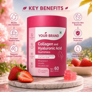 Gomitas de Colágeno Plus Ácido Hialurónico de Marca Privada OEM para Hidratación de la Piel y Apoyo a la Belleza - Product Image 3