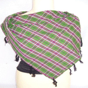 Women's Lightweight Cotton Checkered <b>Square</b> Neck <b>Scarf</b> Soft Breathable Summer Shawl Elegant Fashion Wrap Gift for Her Casual - Product Image 2