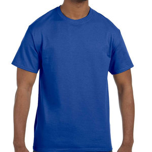 T-shirt uni 100% coton pour homme, confortable, grande taille, coupe ample, vêtements décontractés pour homme, imprimé, prix bas - Product Image 6