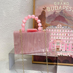 Fashion Handbags Ladies Shoulder Pearl Crossbody Wedding Party Luxury Ready to Ship Women <b>Evening</b> Acrylic Women Clutch Purse - Product Image 5