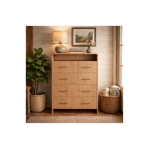 RIVEO <b>RANGE</b> Best Price Wood Bedroom Home Furniture Durable Sustainable Contemporary Dresser Tallboy Cabinet - Product Image 1