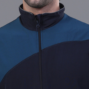 Ensemble de survêtement de sport deux pièces Rohzen pour homme, grande taille, 100 % coton, avec capuche et cordon de serrage, en polaire technique léger, pour la gym et le fitness - Product Image 5