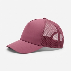 Unisex <b>Purple</b> Mesh Baseball Cap Breathable Polyester Adjustable Fit Casual <b>Hat</b> for Adults Spring Summer - Product Image 4