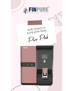 Système de traitement d'eau domestique par osmose inverse FINPURE PINK WATER TREATMENT RO COPPER ALKALINE TDS avec indicateur LED - Product Image 2
