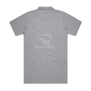Camiseta polo de golf para hombre, uniforme de poliéster y algodón, con impresión personalizada y logotipo bordado. - Product Image 4