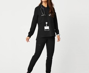 Tenue médicale pour femmes, uniforme d'hôpital avec pantalon cargo et service d'impression de logo personnalisé - Product Image 2