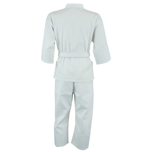 karate uniform cotton martial arts training gi lightweight suit karate uniform breathable cotton training gi daily practice wear - Product Image 2