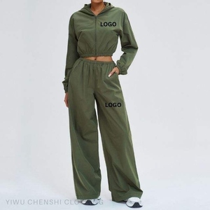 Conjunto Deportivo de Protección Solar para Mujer Benitez, con Cremallera, Cortavientos, con Capucha, para Ciclismo al Aire Libre, Spandex/Nylon UPF50+ - Product Image 5