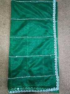 Saree en soie organza pure avec fil Zari paillettes travail chemisier de Style indien pièce pour mariages et fêtes vêtements pour femmes - Product Image 2