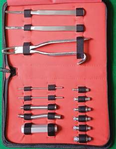 Kit Profesional de Cirugía Oral Dental de 9 Piezas de Acero Inoxidable, Pinzas y Elevadores, Fuente de Alimentación Manual para Clínicas Surtech - Product Image 5