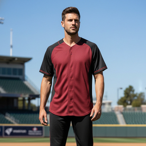 Custom Sublimation Baseball Uniform Set Mesh Fabric Quick Dry <b>Mens</b> Softball Jersey Pants Sportswear For Tournament - Product Image 5