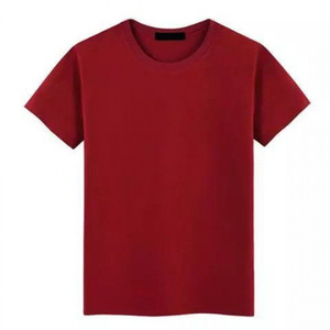 Camisetas de cuello redondo para hombre, talla grande, lisas, de algodón suave, informales, de manga corta - Product Image 2