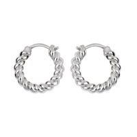 Boucles d'oreilles créoles bohèmes indiennes élégantes pour femmes, en argent sterling 925 plaqué, bijoux de mode légers, pour célébration d'anniversaire