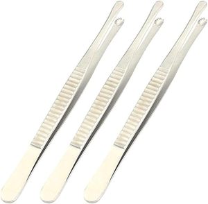 Pinces chirurgicales de précision russes de haute qualité pour la dissection et la préhension des tissus, 6 pouces, en acier inoxydable de qualité allemande, manuelles - Product Image 1