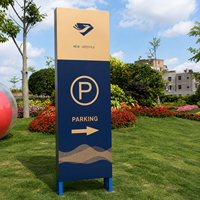 Panneau LED OEM pour signalisation directionnelle, affichage numérique pour centre commercial, immeuble de bureaux et parc d'entreprise en extérieur