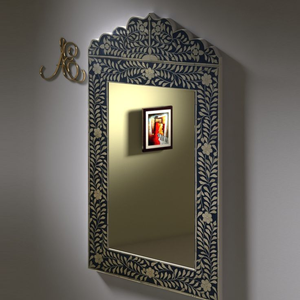 Cadre de miroir décoratif personnalisé de haute qualité, luxueux, artisanal, 100% en os naturel, pour la décoration, en provenance d'Inde. - Product Image 4