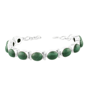 Pulsera de tenis elegante de plata de ley 925 con ónix negro de la colección Signature para mujer, joyería india hecha a mano en Jaipur. - Product Image 2