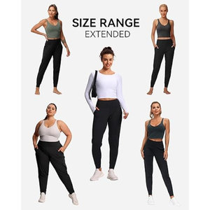 Pantalones Deportivos para Mujer, Ligeros, Ajustados, Leggings Atléticos, Pantalones para Correr - Product Image 4